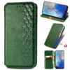 Кожаный чехол-книжка GETMAN Cubic для Samsung Galaxy A32 5G – Зеленый 66675