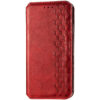 Кожаный чехол-книжка GETMAN Cubic для Samsung Galaxy A12 / M12 – Красный