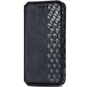 Кожаный чехол-книжка GETMAN Cubic для Samsung Galaxy S20 FE – Черный