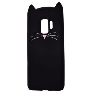 Силиконовый чехол 3D Cat для Samsung Galaxy S9 (G960) – Black