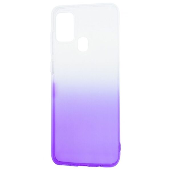 Чехол TPU Gradient Design для Samsung Galaxy M30s / M21 – White / purple