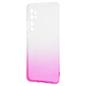 Чехол TPU Gradient Design для Xiaomi Mi Note 10 Lite – White / pink