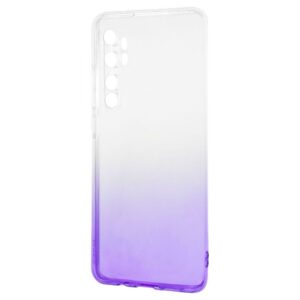 Чехол TPU Gradient Design для Xiaomi Mi Note 10 Lite – White / purple