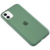 Силиконовый матовый полупрозрачный чехол для Iphone 11 – Зеленый / Pine green
