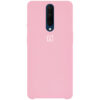 Оригинальный чехол Silicone Case с микрофиброй для OnePlus 7 Pro – Розовый / Cotton Candy