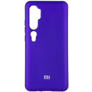 Оригинальный чехол Silicone Cover 360 (A) с микрофиброй для Xiaomi Mi Note 10 / 10 Pro – Фиолетовый / Purple