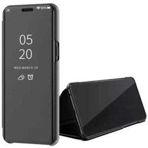 Чехол-книжка Clear View Standing Cover для Huawei P40 Lite E / Y7P (2020) – Черный