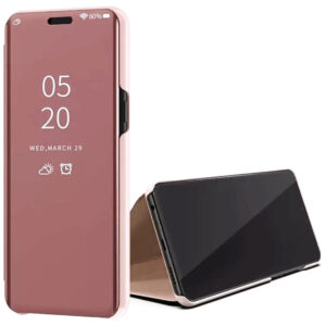 Чехол-книжка Clear View Standing Cover для Huawei Y5P – Rose Gold