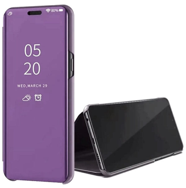 Чехол-книжка Clear View Standing Cover для Samsung Galaxy M30s / M21 — Фиолетовый