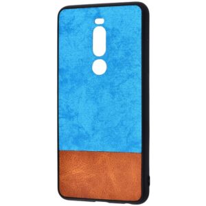 Чехол TPU+PC New Textile Case для Meizu M8 Note / Note 8 – Blue brown