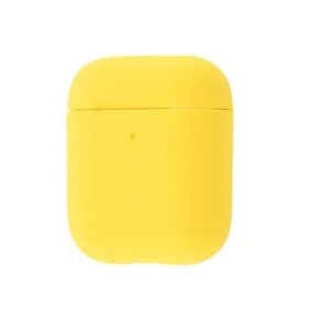 Чехол для наушников Silicone Case Slim для Apple Airpods 2 – Yellow