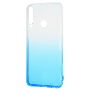 Чехол TPU Gradient Design для Huawei Y6P – White blue