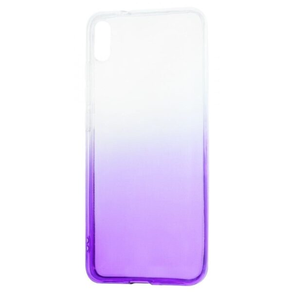 Чехол TPU Gradient Design для Xiaomi Redmi 9A – White / purple