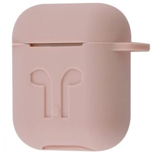 Чехол для наушников Silicone Case для Apple Airpods – Pink sand