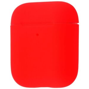 Чехол для наушников Silicone Case Slim для Apple Airpods 2 – Red