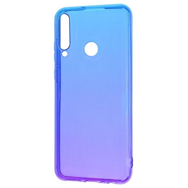 Чехол TPU Gradient Design для Huawei Y6P – Blue purple