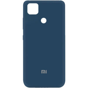 Оригинальный чехол Silicone Cover My Color (A) с микрофиброй для Xiaomi Redmi 9C / 10A – Синий / Navy blue