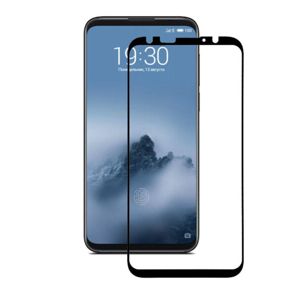 Защитное стекло 2.5D (3D) Full Cover на весь экран для Meizu 16th — Black