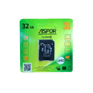 Карта памяти Aspor Micro SD 32GB Class HC-I 10 – Black
