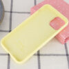 Оригинальный чехол Silicone Cover 360 с микрофиброй для Iphone 12 Pro / 12 – Желтый / Mellow Yellow 69889