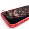Чехол TPU+PC Deen CrystalRing с креплением под магнитный держатель для Iphone 12 Pro / 12 – Красный 70069