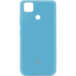 Оригинальный чехол Silicone Cover My Color (A) с микрофиброй для Xiaomi Redmi 9C / 10A – Голубой / Light Blue