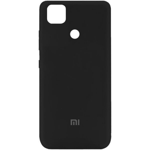 Оригинальный чехол Silicone Cover My Color (A) с микрофиброй для Xiaomi Redmi 9C / 10A – Черный / Black