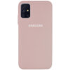 Оригинальный чехол Silicone Cover 360 с микрофиброй для Samsung Galaxy M31s – Розовый / Pink Sand
