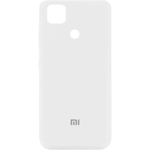 Оригинальный чехол Silicone Cover My Color (A) с микрофиброй для Xiaomi Redmi 9C / 10A – Белый / White
