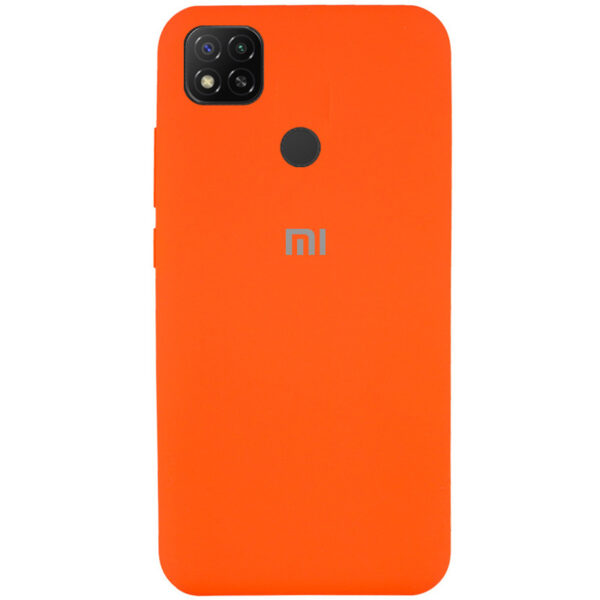 Чохол Silicone Cover для Xiaomi Redmi 9C Помаранчевий / Orange