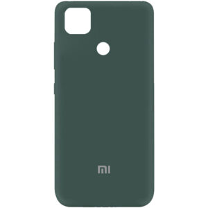 Оригинальный чехол Silicone Cover My Color (A) с микрофиброй для Xiaomi Redmi 9C / 10A – Зеленый / Pine green