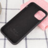 Оригинальный чехол Silicone Cover 360 с микрофиброй для Iphone 12 Pro / 12 – Черный / Black 69991