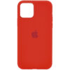 Оригинальный чехол Silicone Cover 360 с микрофиброй для Iphone 12 Mini – Красный / Dark Red