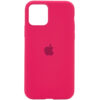 Оригинальный чехол Silicone Cover 360 с микрофиброй для Iphone 12 Pro Max – Красный / Rose Red