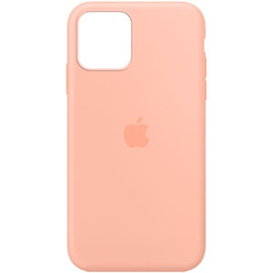 Оригинальный чехол Silicone Cover 360 с микрофиброй для Iphone 12 Mini – Оранжевый / Grapefruit