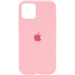 Оригинальный чехол Silicone Cover 360 с микрофиброй для Iphone 12 Pro / 12 – Розовый / Pink