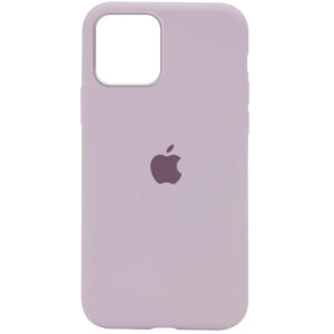 Оригинальный чехол Silicone Cover 360 с микрофиброй для Iphone 12 Pro Max – Серый / Lavender