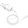 Сетевое зарядное устройство Hoco C12Q Smart Quick Charge 3.0 + кабель Type-C 1USB / 3A – White 69818