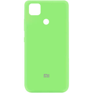 Оригинальный чехол Silicone Cover My Color (A) с микрофиброй для Xiaomi Redmi 9C / 10A – Зеленый / Green