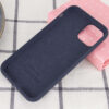 Оригинальный чехол Silicone Cover 360 с микрофиброй для Iphone 12 Pro / 12 – Темный Синий / Midnight Blue 69983