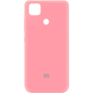 Оригинальный чехол Silicone Cover My Color (A) с микрофиброй для Xiaomi Redmi 9C / 10A – Розовый / Pink