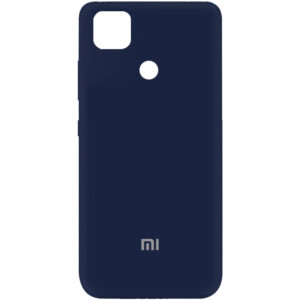 Оригинальный чехол Silicone Cover My Color (A) с микрофиброй для Xiaomi Redmi 9C / 10A – Синий / Midnight blue