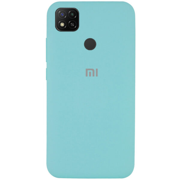 Чохол Silicone Cover для Xiaomi Redmi 9C / 10A Бірюзовий / Ice Blue