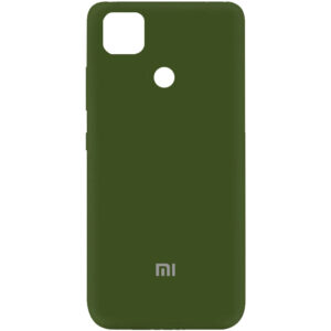 Оригинальный чехол Silicone Cover My Color (A) с микрофиброй для Xiaomi Redmi 9C / 10A – Зеленый / Forest green