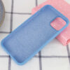 Оригинальный чехол Silicone Cover 360 с микрофиброй для Iphone 12 Mini – Голубой / Cornflower 69880