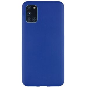 Матовый силиконовый TPU чехол для Samsung Galaxy M31s – Синий