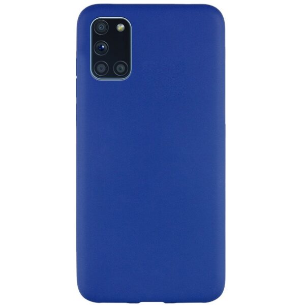 Матовый силиконовый TPU чехол для Samsung Galaxy M31s – Синий