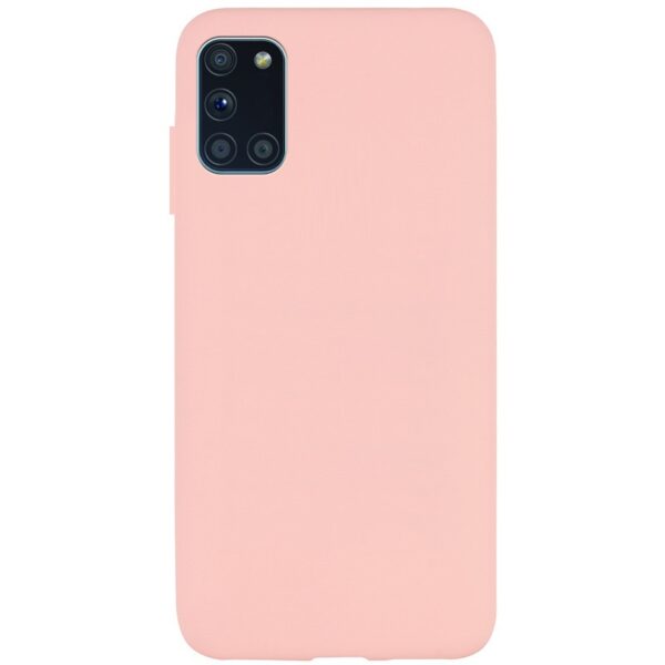 Матовый силиконовый TPU чехол для Samsung Galaxy M31s – Розовый