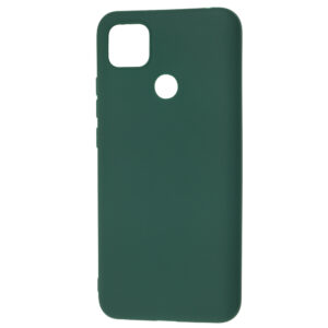Матовый силиконовый TPU чехол для Xiaomi Redmi 9C / 10A – Зеленый / Forest green