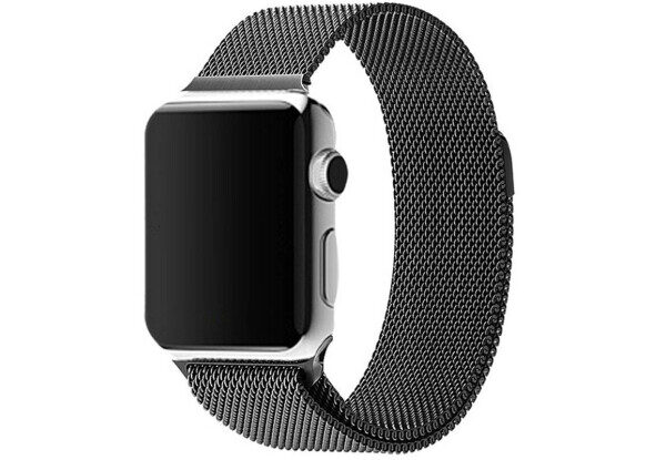 Ремешек Миланская петля Milanese Loop для Apple Watch 38 mm / 40 mm / SE 40 mm / 41 mm – Space grey